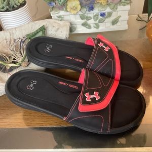 UNDER ARMOUR WOMENS 4D FOAM COMFORT SLIDES 10